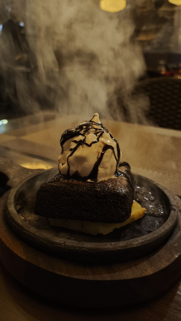 sizzling brownie